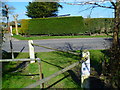 Footpath reaches Eastergate Lane from the south