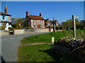 Junction of Park and Reynolds Lanes with bridleway in Slindon