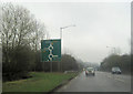 Approaching roundabouts on Great Missenden Bypass