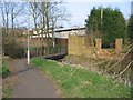 Footbridge over the Lyne Burn