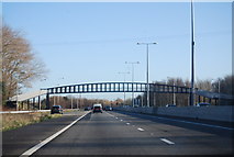 SU7005 : Footbridge over the A27 by N Chadwick