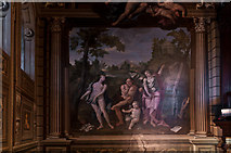 TQ2549 : Murals, Holbein Hall, Reigate Priory by Ian Capper