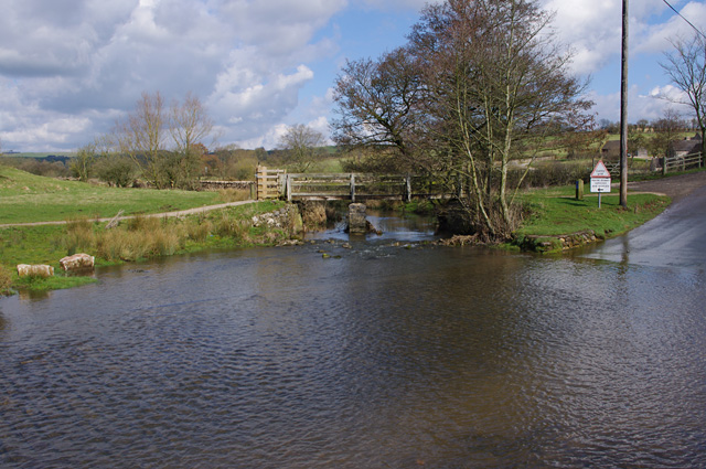 Ford across Bradbourne Brook © Ian Taylor cc-by-sa/2.0 :: Geograph ...