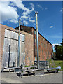 Riverside sculpture and Sandars Maltings