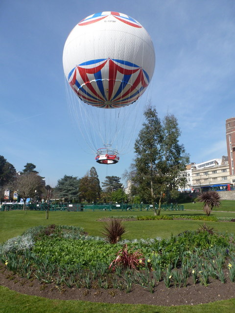 Bournemouth: Flowers And Balloon In The... © Chris Downer :: Geograph ...