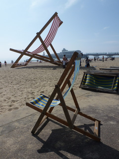 Bournemouth: deckchairs great and small