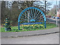 Rhosllannerchrugog village sign