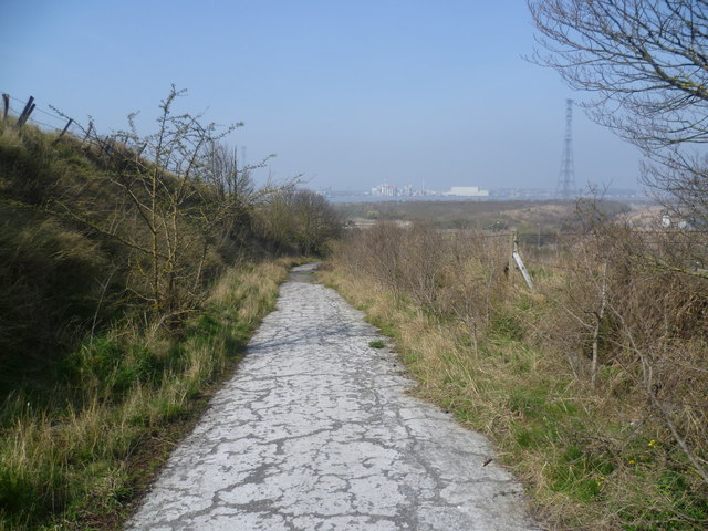 The path to Swanscombe Marshes
