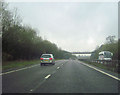 A3 south at Bell Hill Lane bridge Petersfield