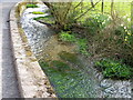 Wall beside the River Ebble