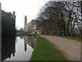 SE1438 : Saltaire: canal reflections by John Sutton