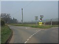 Junction for the lane to Cross Houses, B4363