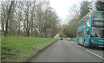 SP8012 : A418 west passing Park Villa by John Firth
