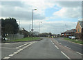 Kingsey Road roundabout from the north