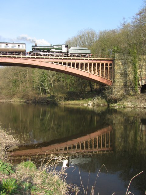 Victoria Bridge on the Severn Valley Railway
