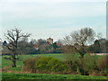 Boreham church across the fields