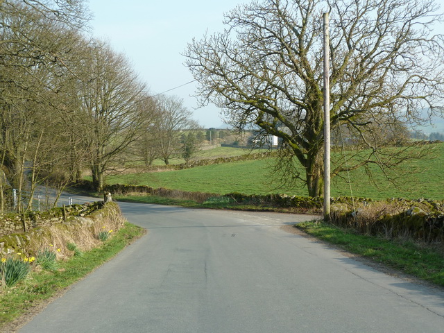 Road junction north of Mislet