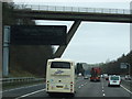 Passing under the A25 on the M23