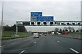 M25, clockwise approaching junction 20