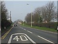 A458 entering Cross Houses