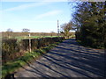 TM3359 : Button's Road & the footpath to Great Glemham Wood, Chapel Road & Botany Lane by Geographer