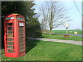 Telephone box And Village Sign