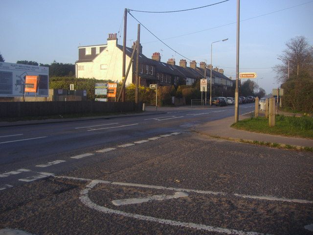 Junction of Grange Road and Maidstone Road, Platt