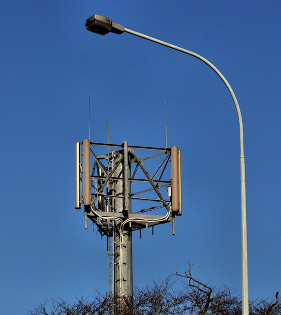 Telecoms mast near Bangor © Albert Bridge :: Geograph Britain and Ireland