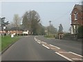 A49 at the junction for Haston