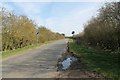 Humby Road leaving Ropsley