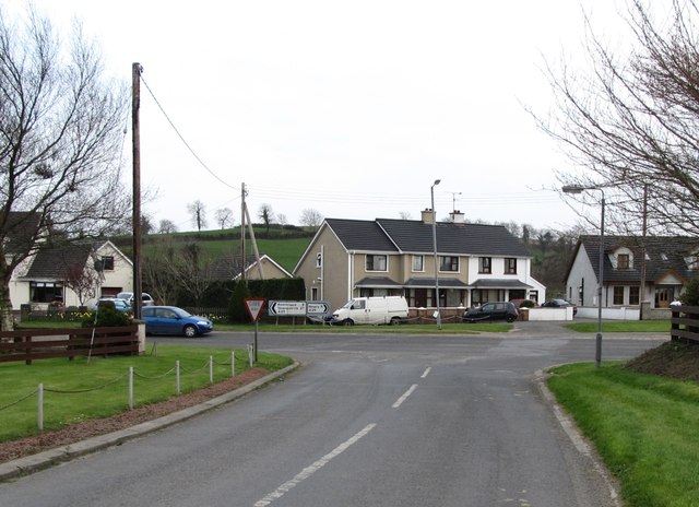 Shinn Road at its junction with the A25 © Eric Jones :: Geograph Ireland