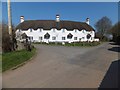 A quartet of thatched houses