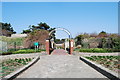 SZ6598 : Entrance to Southsea Rose Garden by Barry Shimmon