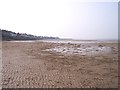 The tidal beach off Hoylake