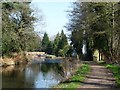 Approaching Pirbright Lock and Bridge