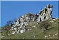 SK1765 : Limestone formation on the north side of Lathkill Dale by Andrew Hill