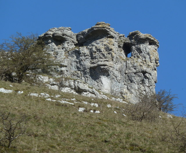 Limestone formation, Lathkill Dale