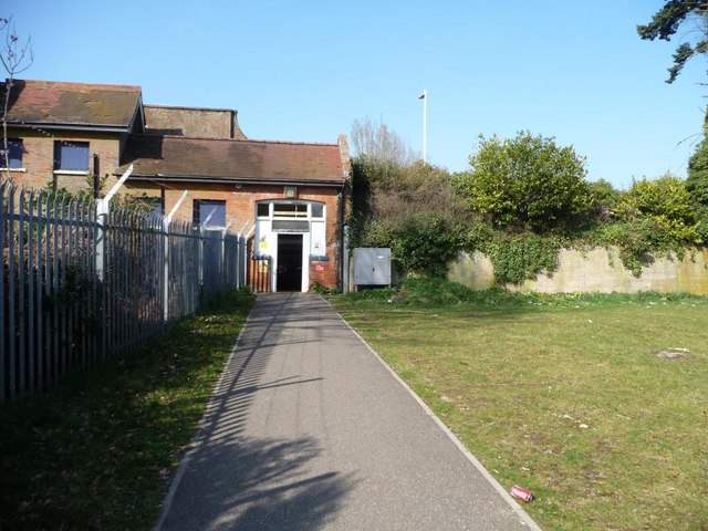 Southern entrance to Brookwood Station
