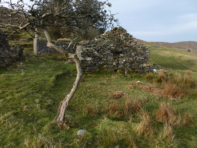 Ruins at Lough Nacroaghy