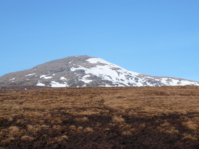 Moorland on the south-eastern slopes of Meall Ghaordaidh