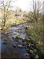 Haltwhistle Burn downstream from Oakwell Terrace