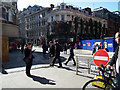 Looking across Old Broad Street towards the Railway Tavern