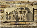 Date stone on the (former) Abenezer Primitive Methodist Chapel (1864)