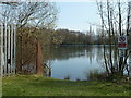 Fishing lake in a former quarrying area