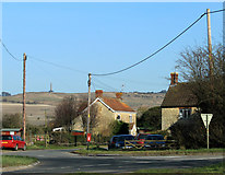 SU0168 : 2012 : Cottages at Blacklands Crossroads by Maurice Pullin