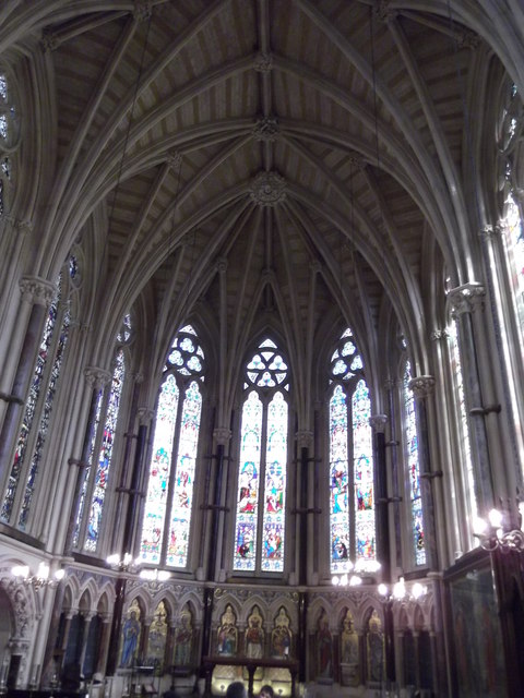 Stained glass, Exeter College Chapel, Turl Street, Oxford