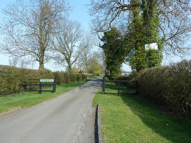 Drive to Bury Farm