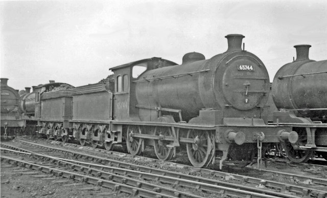 Ex-NER 0-6-0 at Newport (Tees-side) Locomotive Depot