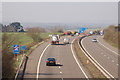 The M50 reaches its western terminus near Ross-on-Wye