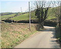 Meifod road below Pen llys